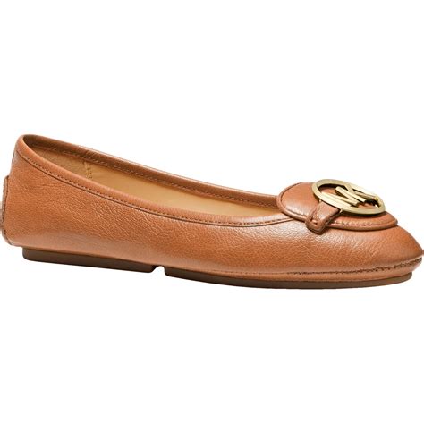 michael kors lillie moc leather flat|michael michael kors lillie moccasin flats .